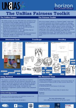 Fairness toolkit poster